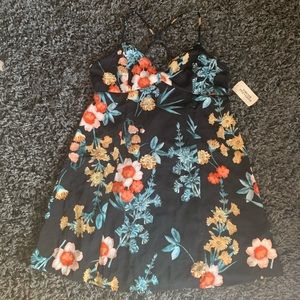 SOLD‼️‼️Short black flowery dress